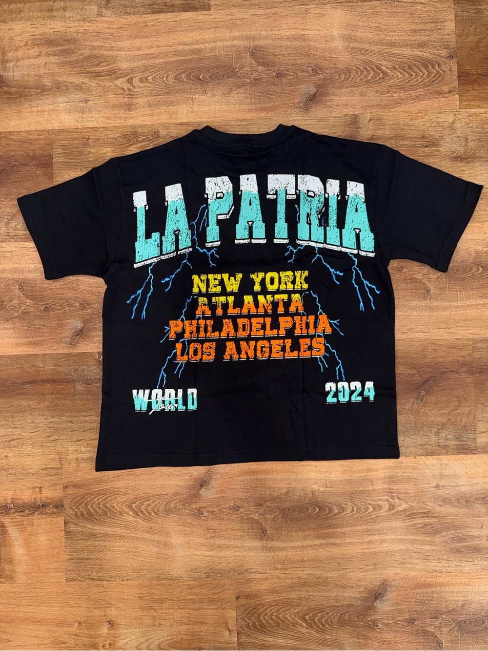 La Patrìa Black 2024 Tour Shirt (My personal brand) Size Small